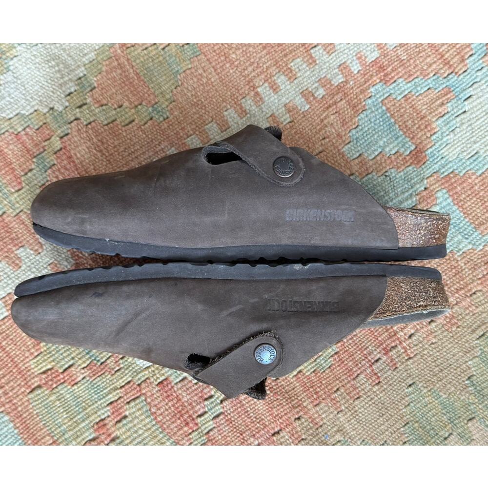 Birkenstock Boston Clogs 38 EU | 7-7.5 US Brown Suede Leather - Picture 7 of 10